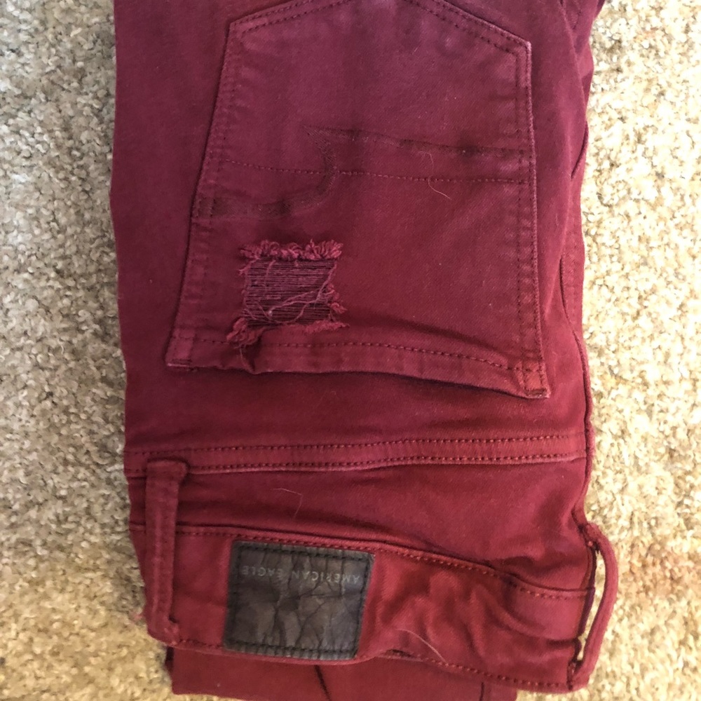 size two x-short american eagle jeans